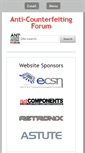 Mobile Screenshot of anticounterfeitingforum.org.uk